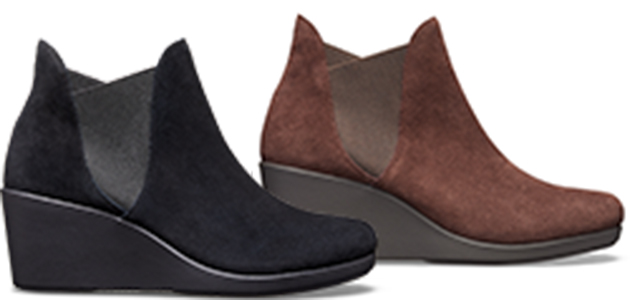 crocs women's leigh wedge